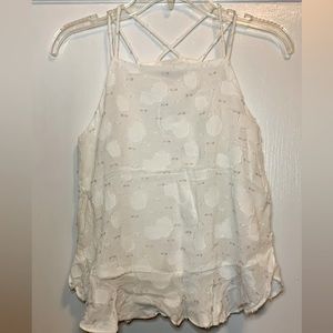 LOFT white tank top
